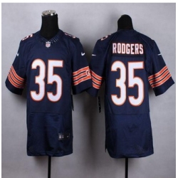 New Chicago Bears #35 Jacquizz Rodgers Navy Blue Team Color Men Stitched NFL Elite Jersey