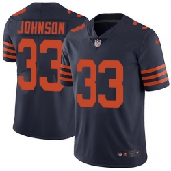 Nike Bears 33 Jaylon Johnson Navy Blue Alternate Men Stitched NFL Vapor Untouchable Limited Jersey