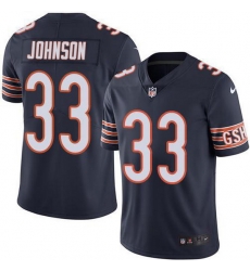 Nike Bears 33 Jaylon Johnson Navy Blue Team Color Men Stitched NFL Vapor Untouchable Limited Jersey