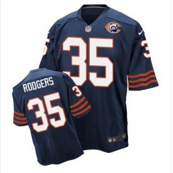 Nike Bears #35 Jacquizz Rodgers Navy Blue Throwback Mens Stitched NFL Elite Jersey