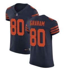 Nike Bears 80 Jimmy Graham Navy Blue Alternate Men Stitched NFL Vapor Untouchable Elite Jersey