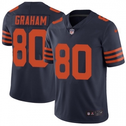 Nike Bears 80 Jimmy Graham Navy Blue Alternate Men Stitched NFL Vapor Untouchable Limited Jersey