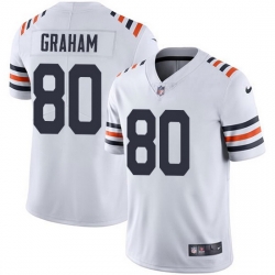 Nike Bears 80 Jimmy Graham White Men 2019 Alternate Classic Stitched NFL Vapor Untouchable Limited Jersey