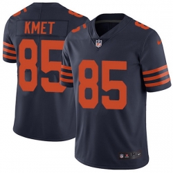Nike Bears 85 Cole Kmet Navy Blue Alternate Men Stitched NFL Vapor Untouchable Limited Jersey