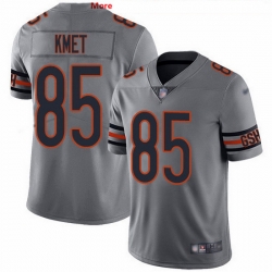 Nike Bears 85 Cole Kmet Silver Men Stitched NFL Limited Inverted Legend Jersey