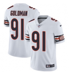 Nike Bears #91 Eddie Goldman White Mens Stitched NFL Vapor Untouchable Limited Jersey