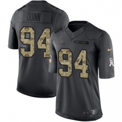 Nike Bears 94 Robert Quinn Black Men Stitched NFL Limited 2016 Salute to Service Jersey