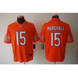 Nike Chicago Bears 15 Brandon Marshall Orange Limited NFL Jersey