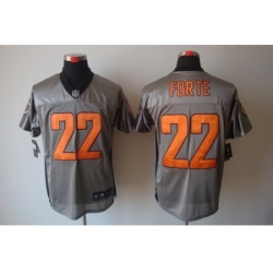 Nike Chicago Bears 22 Matt Forte Grey Elite Shadow NFL Jersey