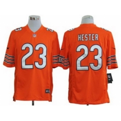 Nike Chicago Bears 23 Devin Hester Orange Game NFL Jersey