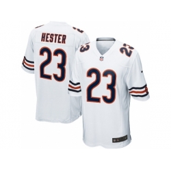 Nike Chicago Bears 23 Devin Hester White Game NFL Jersey