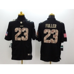 Nike Chicago Bears 23 Kyle Fuller Black Limited Salute to Service NFL Jersey