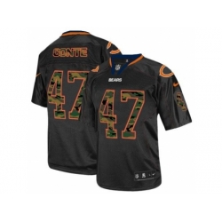 Nike Chicago Bears 47 Chris Conte Black Limited Camo Number NFL Jersey