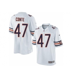 Nike Chicago Bears 47 Chris Conte White Limited NFL Jersey