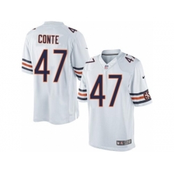 Nike Chicago Bears 47 Chris Conte White Limited NFL Jersey