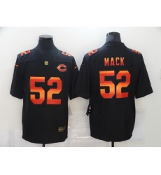 Nike Chicago Bears 52 Khalil Mack Black Colorful Fashion Limited Jersey