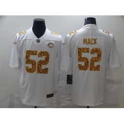 Nike Chicago Bears 52 Khalil Mack White Leopard Vapor Untouchable Limited Jersey