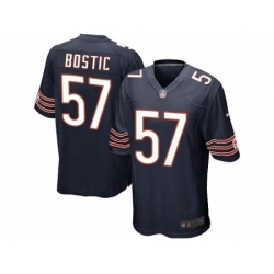 Nike Chicago Bears 57 Jon Bostic Blue Game NFL Jersey
