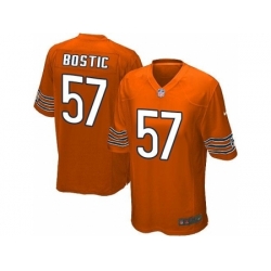 Nike Chicago Bears 57 Jon Bostic Orange Game NFL Jersey