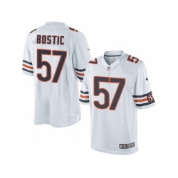 Nike Chicago Bears 57 Jon Bostic White Limited NFL Jersey