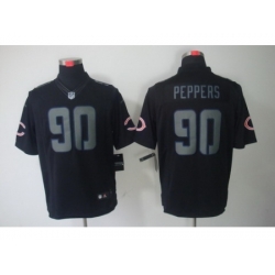 Nike Chicago Bears 90 Julius Peppers Black Limited Impact NFL Jersey