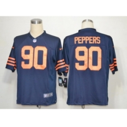 Nike Chicago Bears 90 Julius Peppers Blue Game Orange Number NFL Jersey