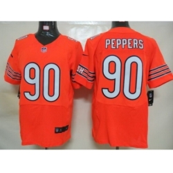 Nike Chicago Bears 90 Julius Peppers Orange Elite NFL Jersey