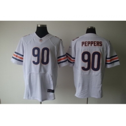 Nike Chicago Bears 90 Julius Peppers White Elite NFL Jersey