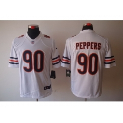 Nike Chicago Bears 90 Julius Peppers White Limited NFL Jersey