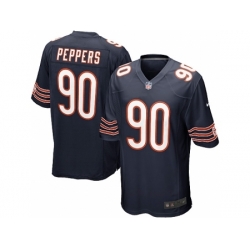 Nike Chicago Bears 90 Julius Peppers blue Game NFL Jersey