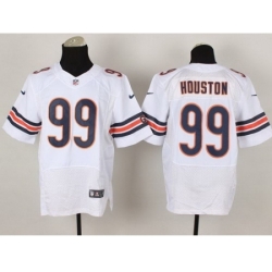 Nike Chicago Bears 99 Lamarr Houston White Elite NFL Jersey