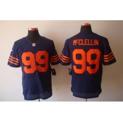 Nike Chicago Bears 99 Shea McClellin Blue Elite Orange Number NFL Jersey