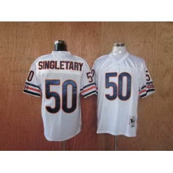jerseys chicago bears 50 singletary white throwback