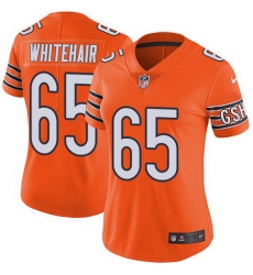 Bears 65 Cody Whitehair Orange Womens Stitched Football Limited Rush Jersey