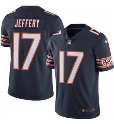 Nike Bears #17 Alshon Jeffery Navy Blue Mens Stitched NFL Limited Rush Jersey