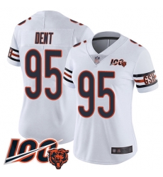 Women Chicago Bears 95 Richard Dent White Vapor Untouchable Limited Player 100th Season Football Jersey 