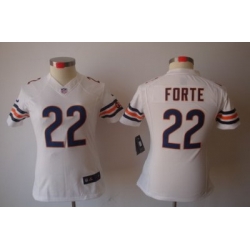 Women Nike Chicago Bears 22 Forte White[Women's NIKE LIMITED Jersey]