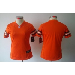 Women Nike Chicago Bears Blank Orange Color[NIKE LIMITED Jersey]
