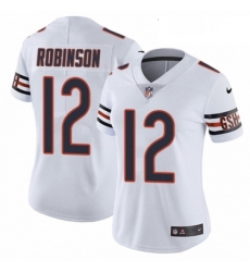 Womens Nike Chicago Bears 12 Allen Robinson White Vapor Untouchable Elite Player NFL Jersey