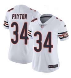 Womens Nike Chicago Bears 34 Walter Payton Elite White NFL Jersey