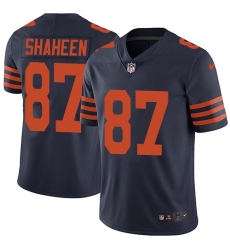 Nike Bears #87 Adam Shaheen Navy Blue Alternate Youth Stitched NFL Vapor Untouchable Limited Jersey
