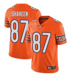 Nike Bears #87 Adam Shaheen Orange Youth Stitched NFL Limited Rush Jersey