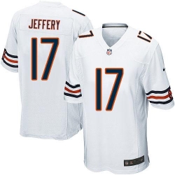 Nike NFL Chicago Bears #17 Alshon Jeffery Elite Youth White Road Jersey