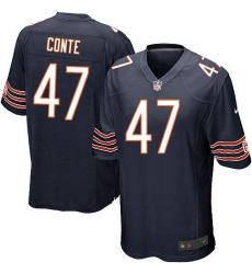 Nike NFL Chicago Bears #47 Chris Conte Navy Blue Youth Elite Team Color Jersey