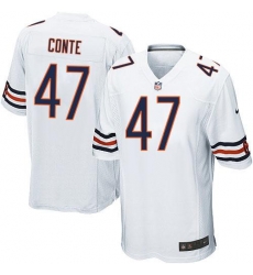 Nike NFL Chicago Bears #47 Chris Conte White Youth Elite Road Jersey