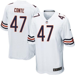 Nike NFL Chicago Bears #47 Chris Conte White Youth Elite Road Jersey