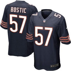 Nike NFL Chicago Bears #57 Jon Bostic Navy Blue Youth Limited Team Color Jersey