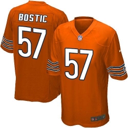 Nike NFL Chicago Bears #57 Jon Bostic Orange Youth Elite Alternate Jersey