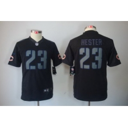 Nike Youth Chicago Bears #23 Devin Hester Black Jerseys(Impact Limited)