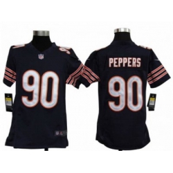 Nike Youth NFL Chicago Bears #90 Julius Peppers D.Blue Jerseys